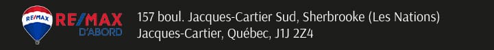 RE/MAX D'ABORD - 157 boul. Jacques-Cartier Sud, Sherbrooke (Les Nations), Jacques-Cartier, Québec, J1J 2Z4